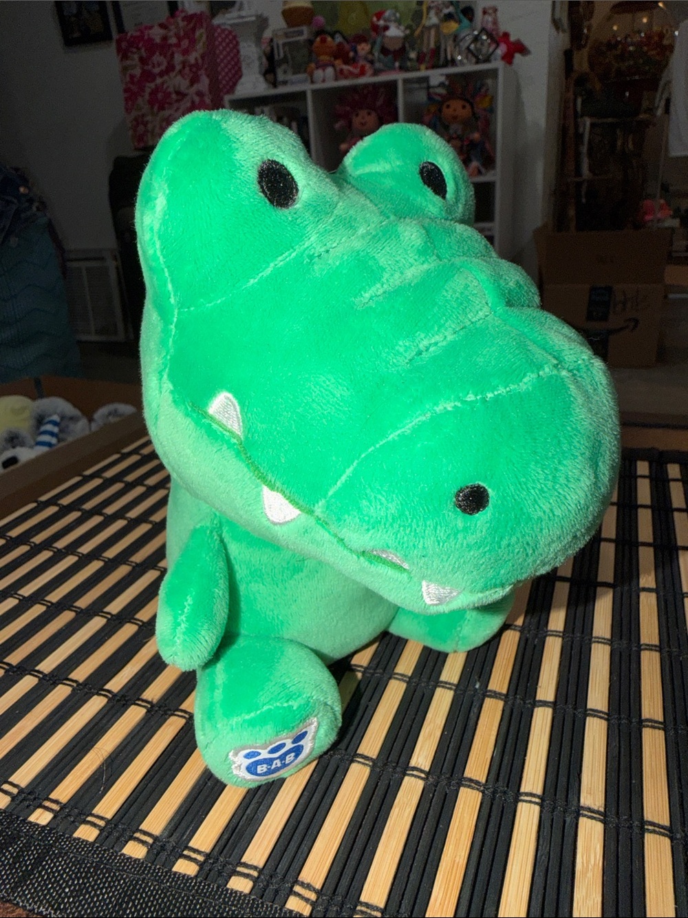BUILD-A-BEAR Green Plush Alligator/Crocodile Stuffed Animal